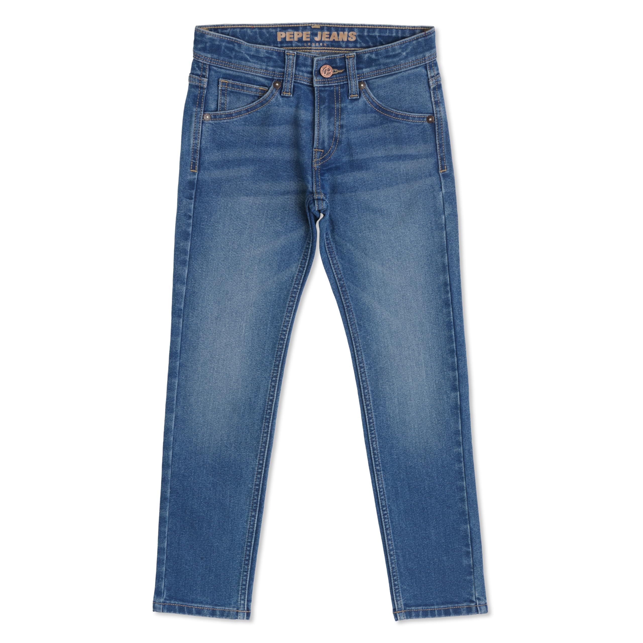 Pepe Jeans BoyS Blue Slim Jeans (Pb201975G22_Med Light Used_8 9 Years)