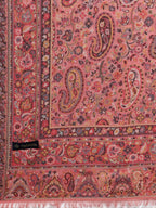 Pashmoda Men Gulzaar Kaani Woven Design Stole (Size 71X203 Cm, Black Color)