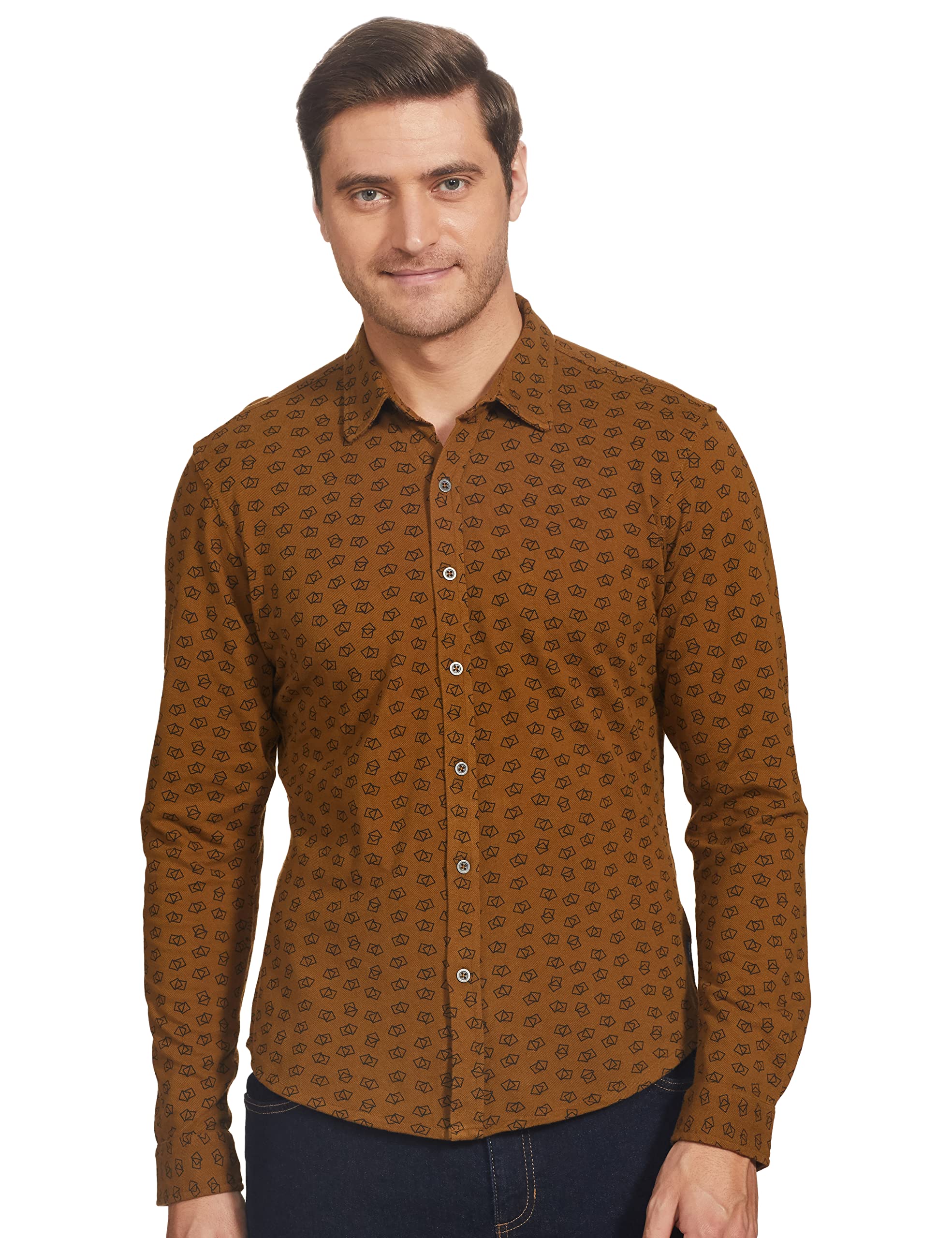 Pepe Jeans MenS Shirts (Pm307336_M, Yellow, Medium)