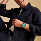 Fossil Men's Breaker Quartz Stainless Steel Three-Hand Watch, Color: Silver (Model: FS6066)