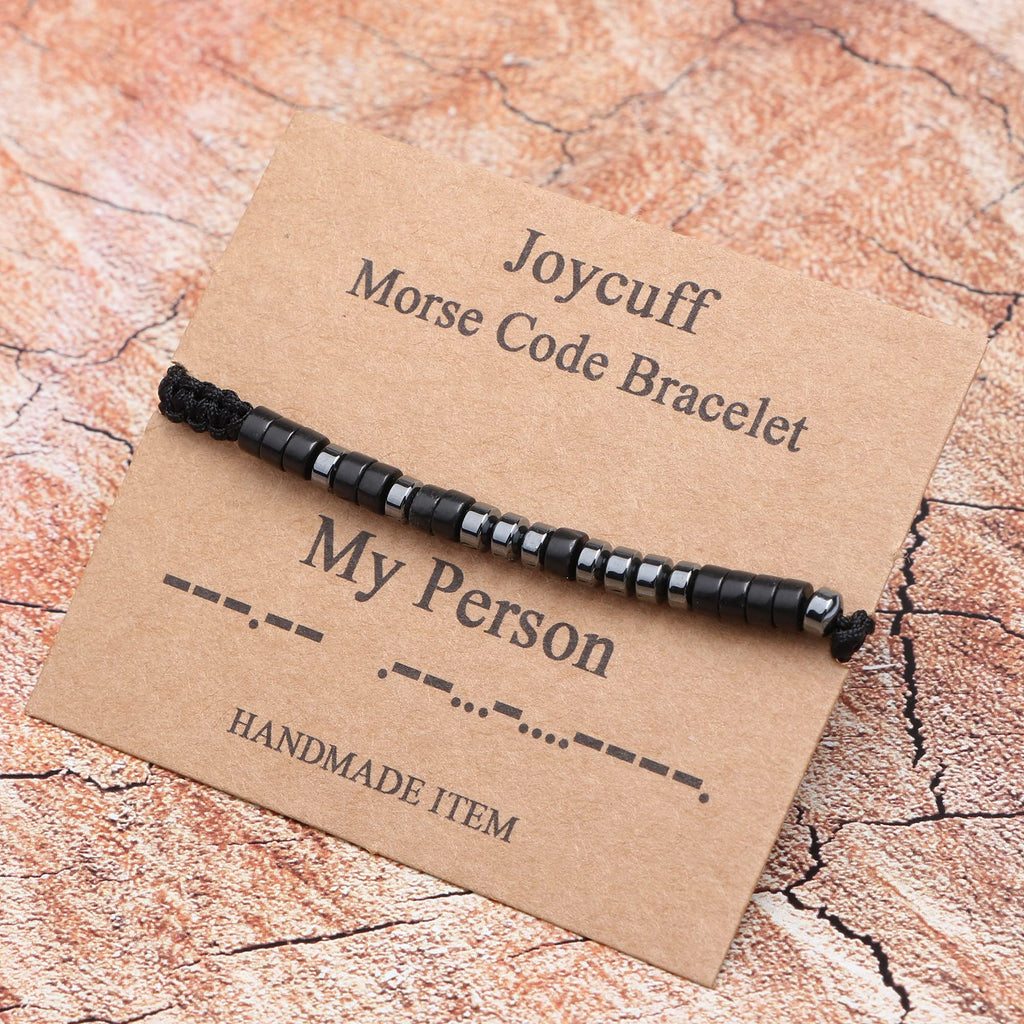 Gifts for Women Men Morse Code Bracelets for Mom Dad Daughter Friends Mother 's Day Gifts for Her Long Distance Relationship Bir