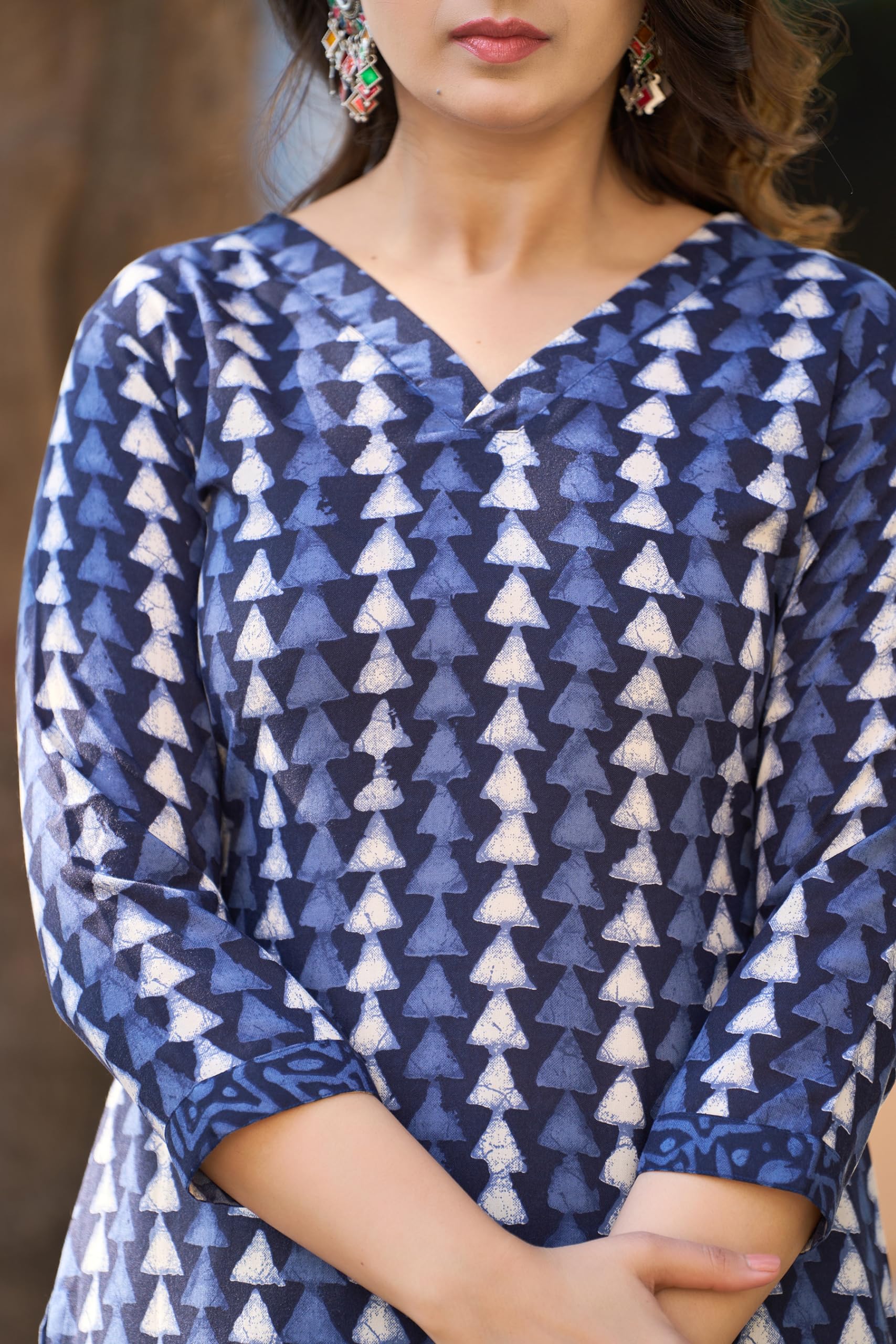 Klosia Viscose Women Straight Ikat Printed Kurta And Pant Set With Dupatta | Ethnic Set | Dupatta Set | Suit Set | Kurta Set | Wedding Suit