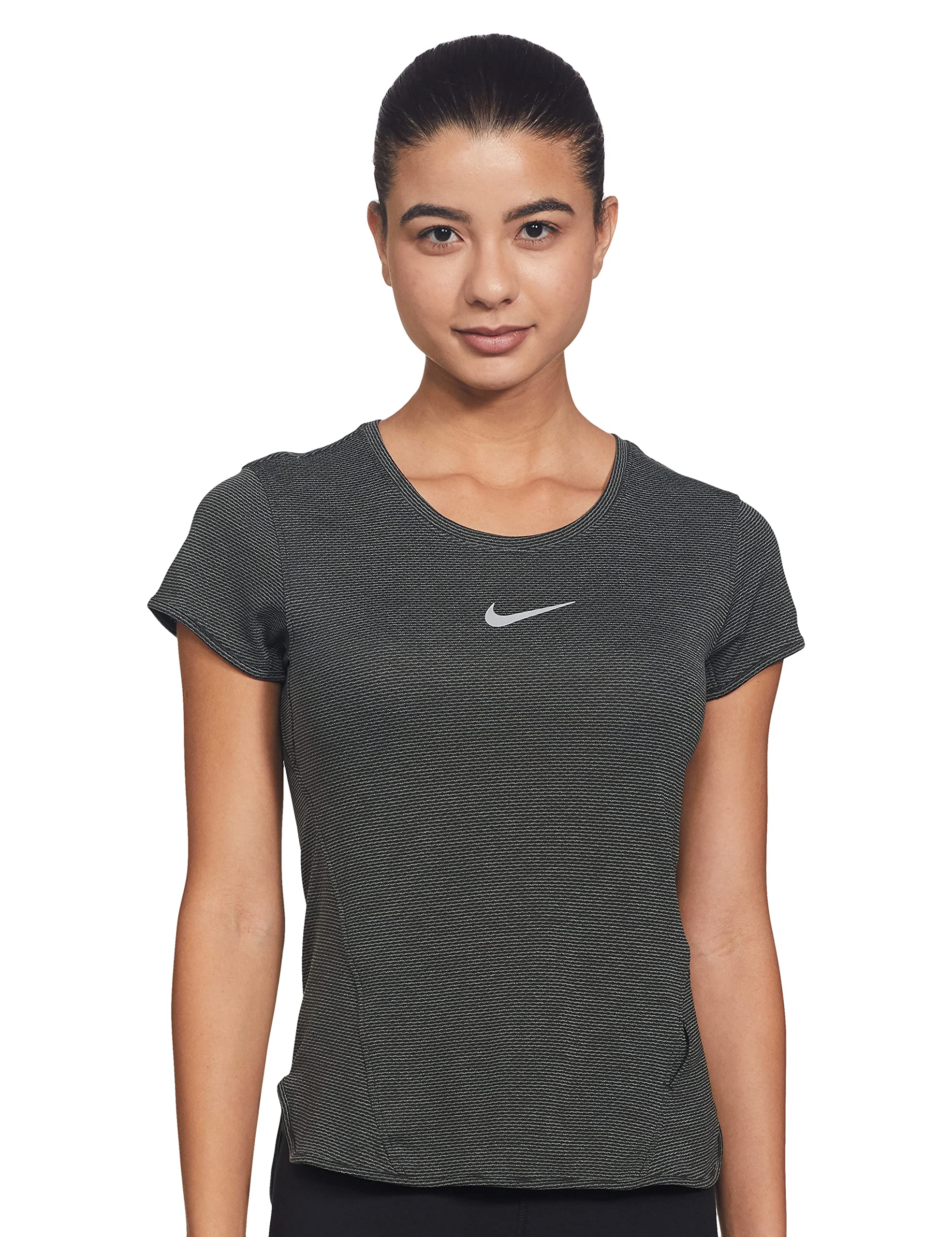 Nike Solid Regular Fit Top Women Novelty T-Shirts