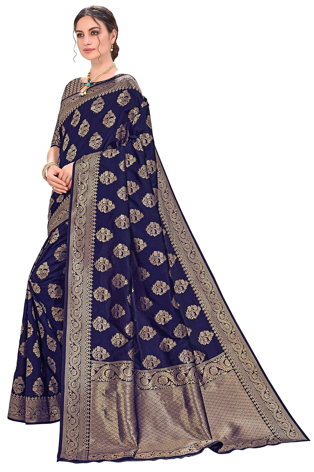 Glory Sarees Womens Banarasi Silk Saree