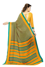 Vimla WomenS Mysore Crepe Silk Uniform Saree With Printed 6 Yard Length And Unstitched Blouse Piece Office Wear Saree