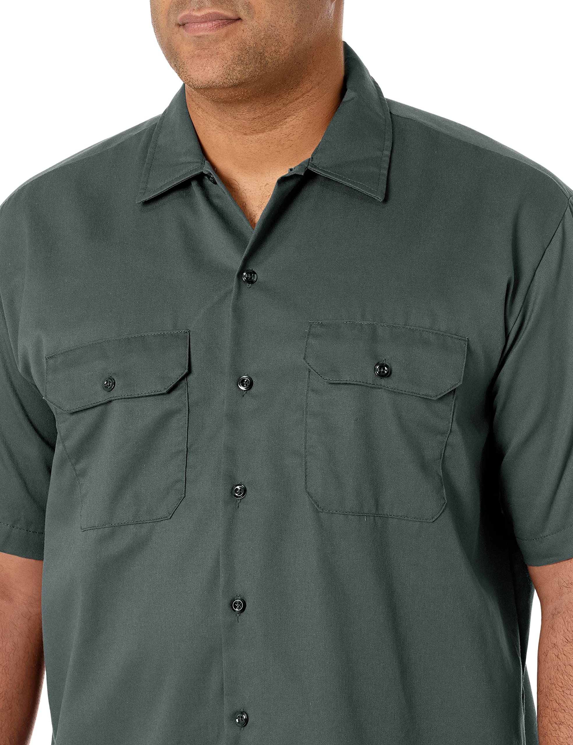 Dickies mens Short-sleeve Work Shirt, Lincoln Green, 3X-Large Big