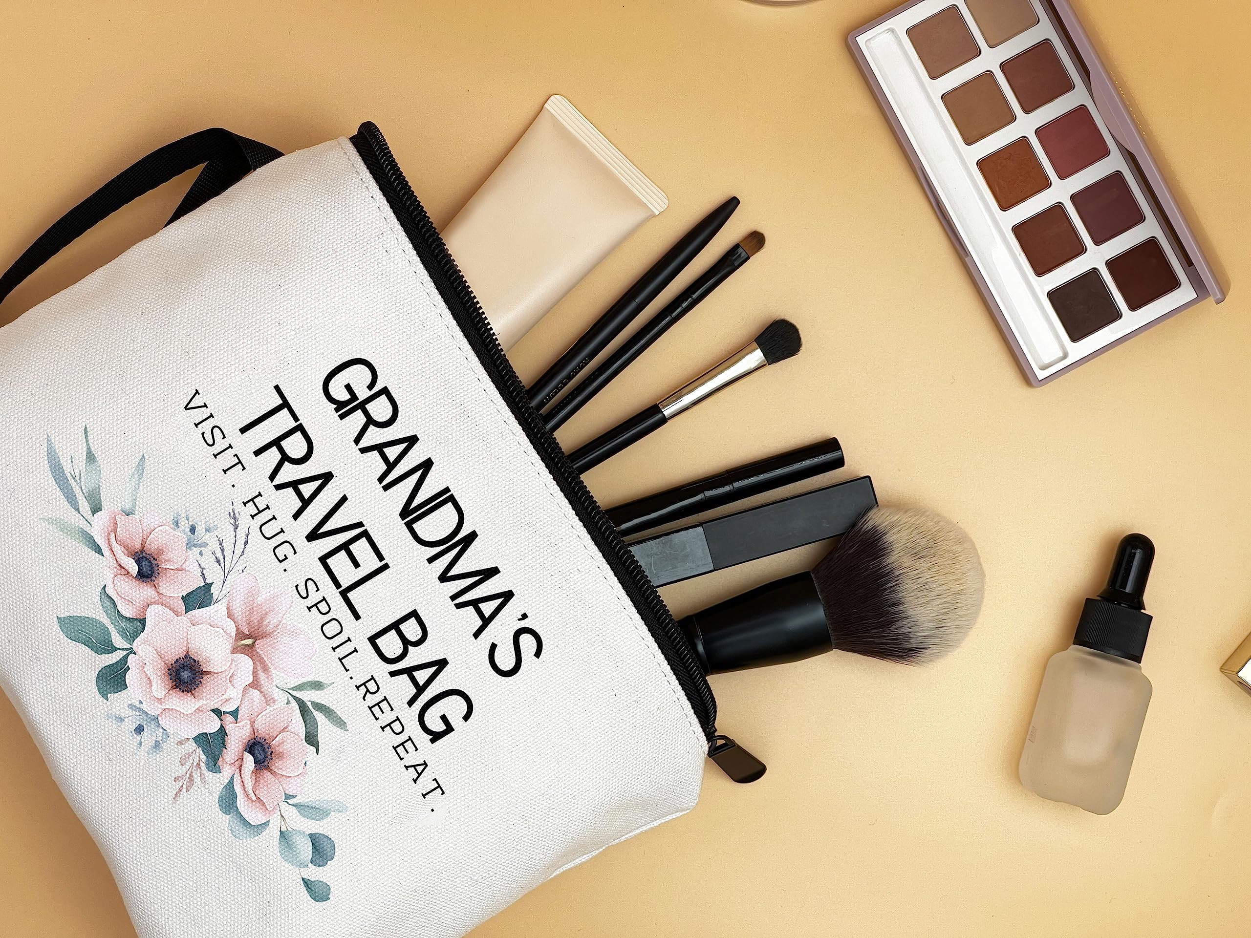 SEAMOON Grandma Gift Ideas,New Grandma Gifts First Time,Gigi Gifts for Grandma,Small Cosmetic Bag,Birthday Gifts for Grandmom,Gr