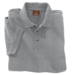 Mens 6 oz Ringspun cotton Piqu Short-Sleeve Polo - WHITE - 5XL(D0102H7KYL2)