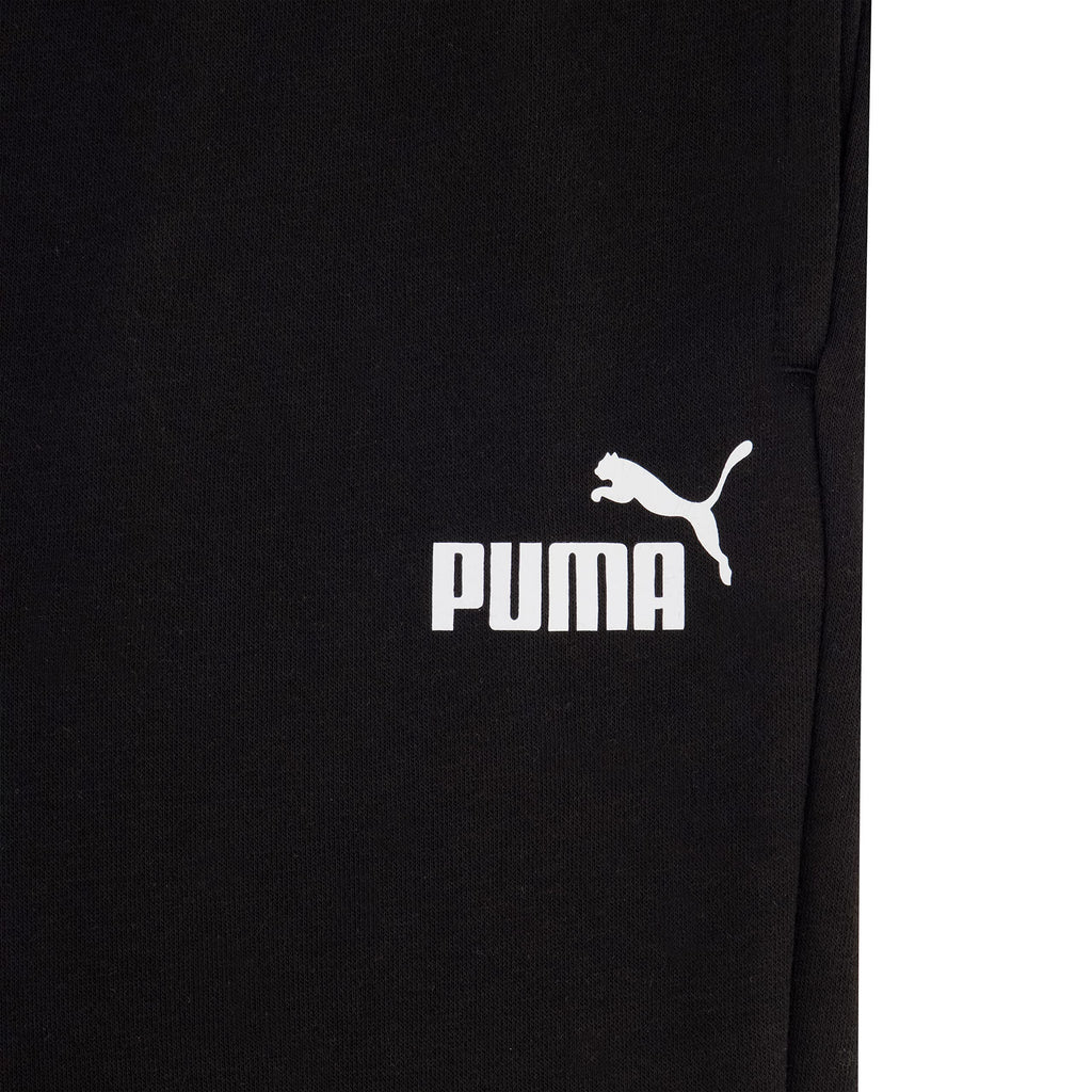 PUMA boys Core Logo Jogger Sweatpants, Puma Black, X-Large US