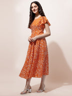 Oomph! Dress For Women Stylish | One Piece For Women Long | Trendy Long One Piece Summer Outfit | Lightweight Flared Maxi Dress