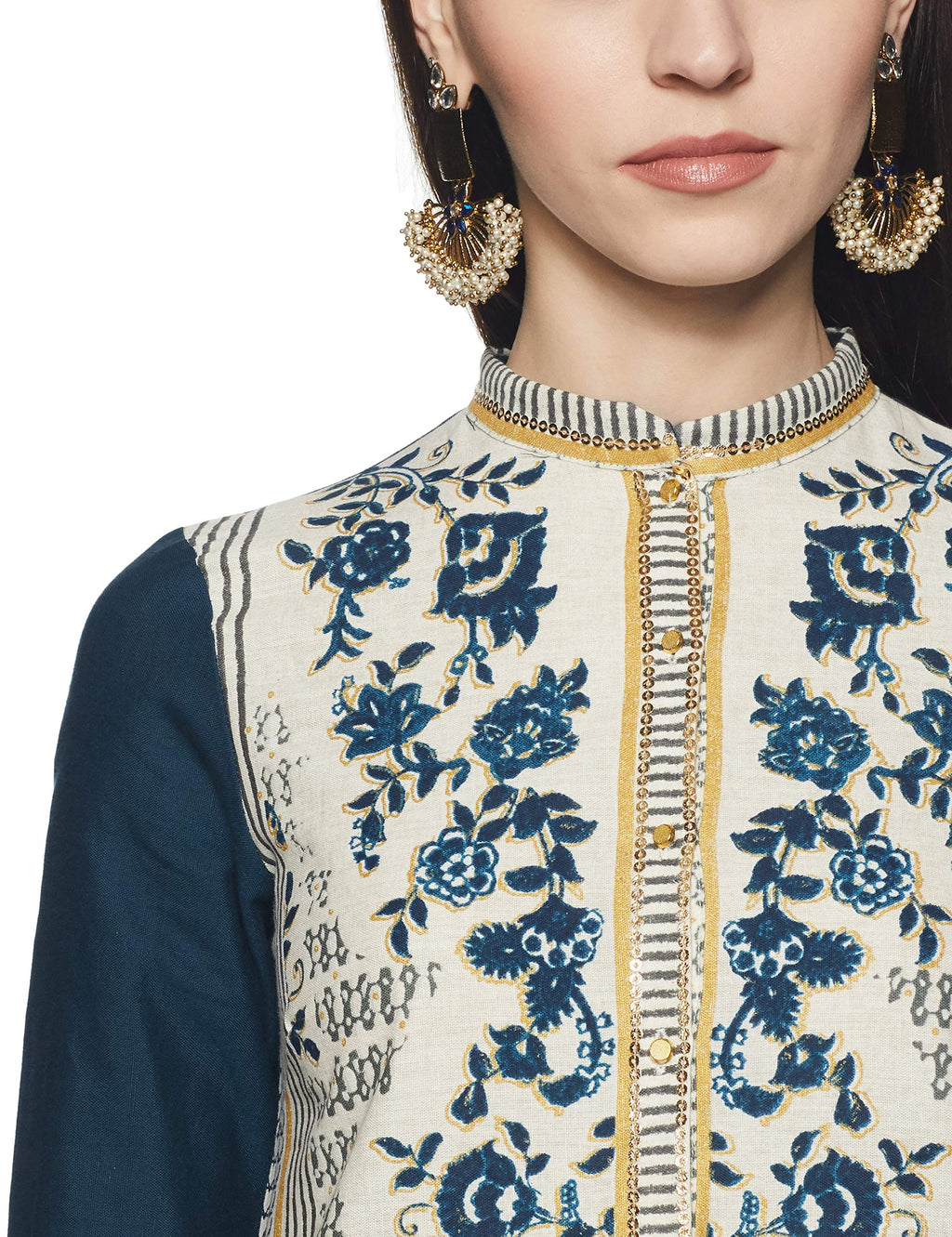 W For Woman Straight Kurta (18Auw11416-110642_White_10)