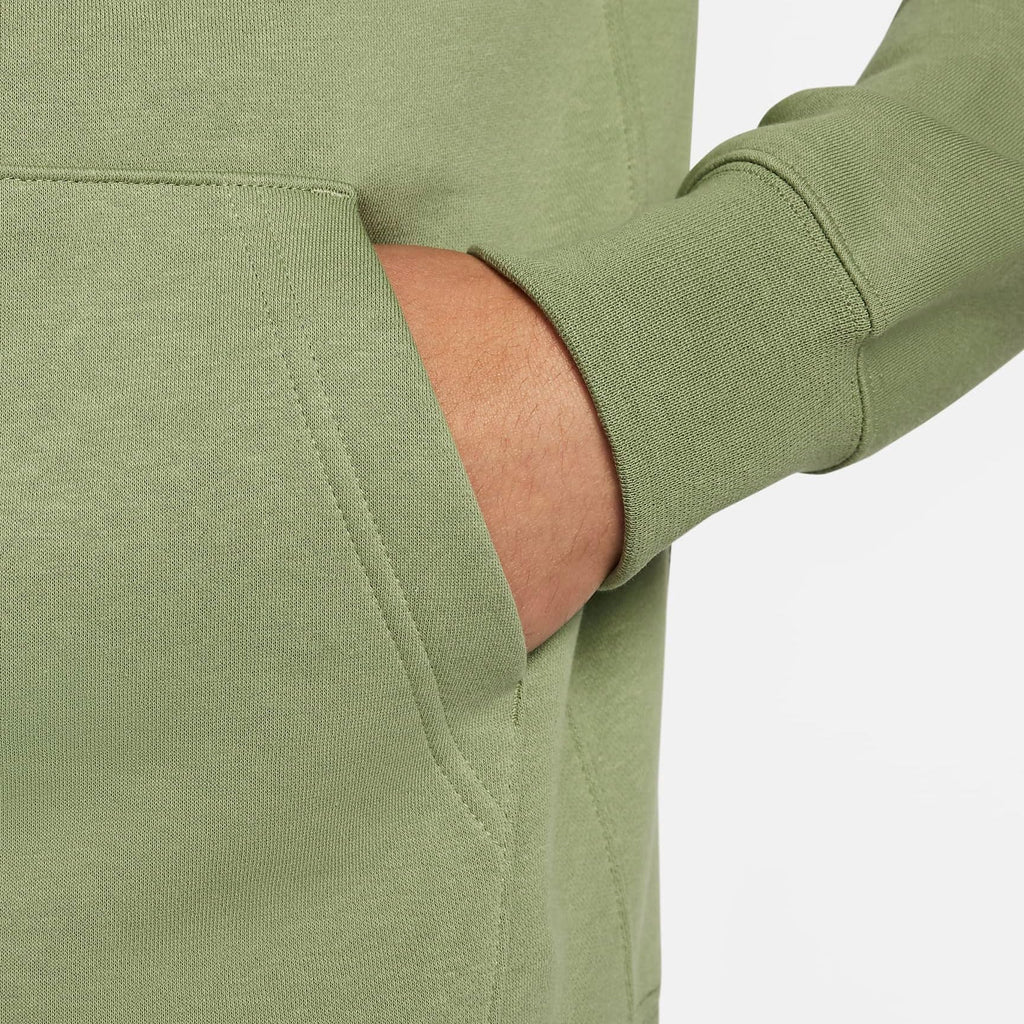 Nike NSW Club Pullover Hoodie Men's BV2654-871 (as1, alpha, xx_l, regular, regular, Oil Green/Oil Green/White), XX-Large