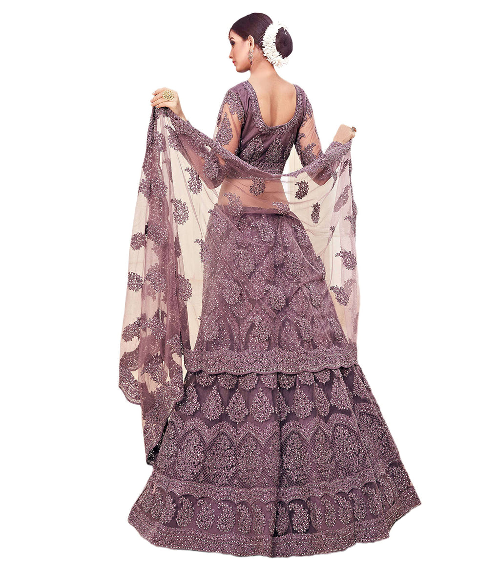 PATLANI Womens Net Readymade Lehenga Choli