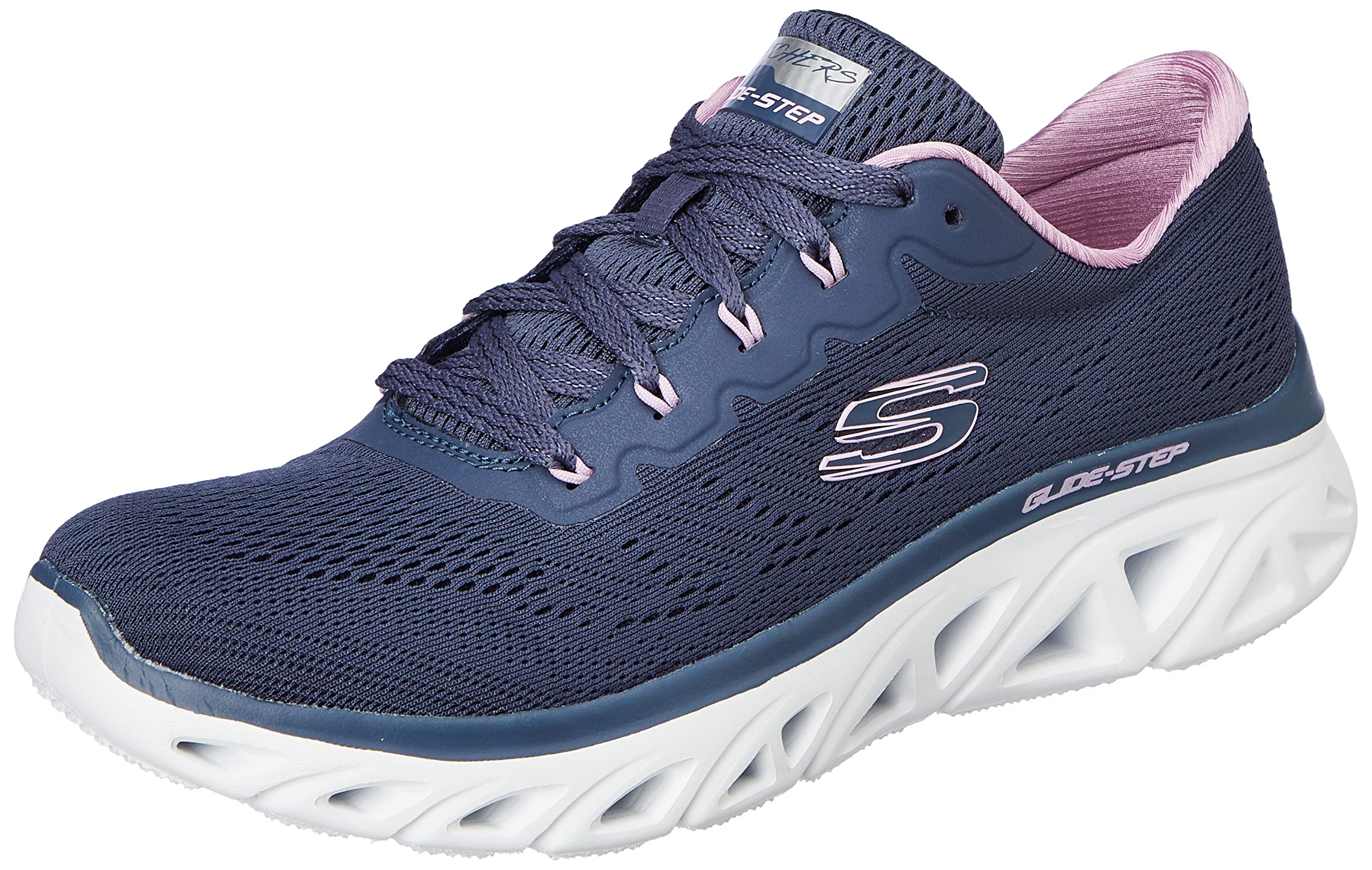 Skechers Women Glide Step Sport High Roller Nvlv Sports Shoes