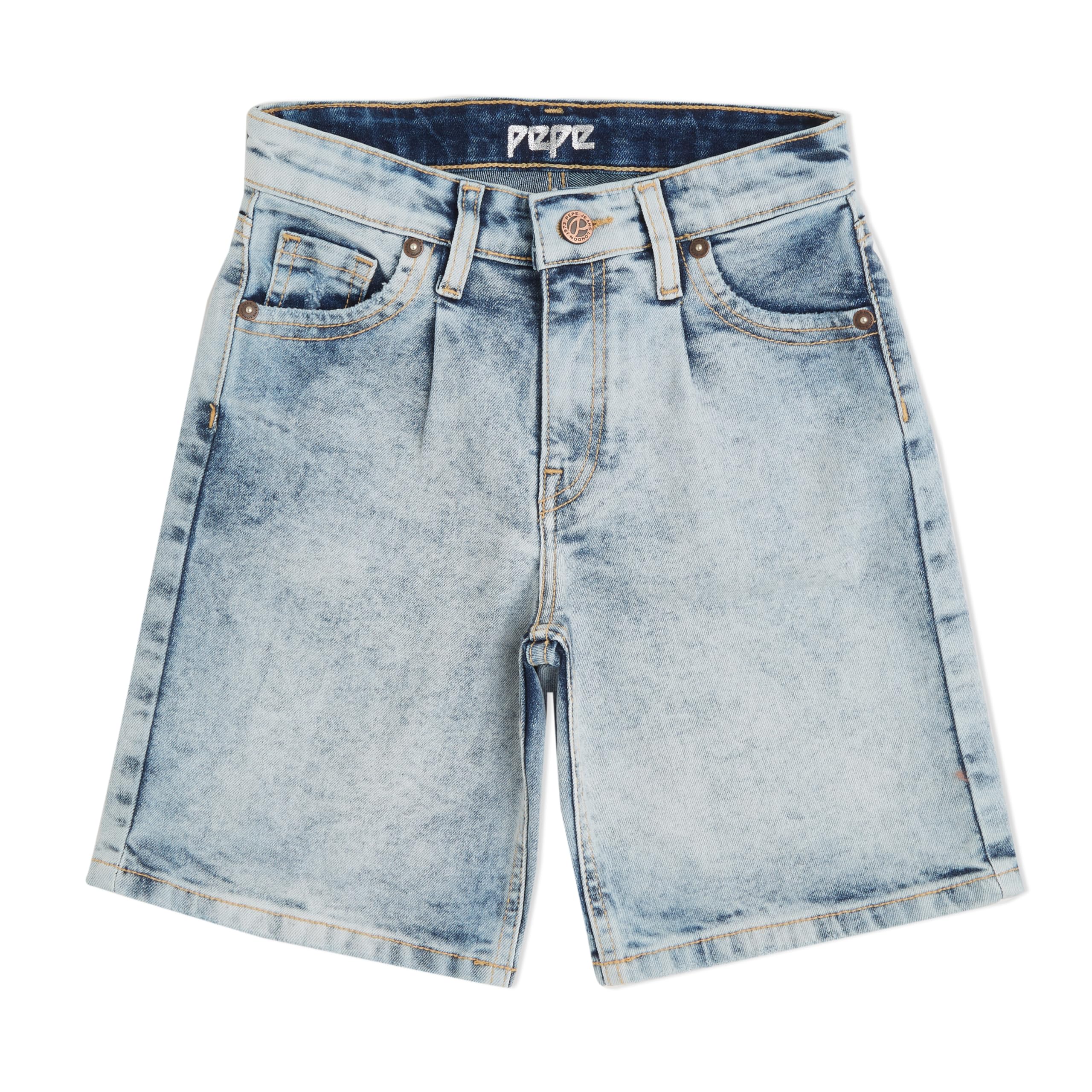 Pepe Jeans GirlS Chino Shorts (Pg800850Q05_Light Wash