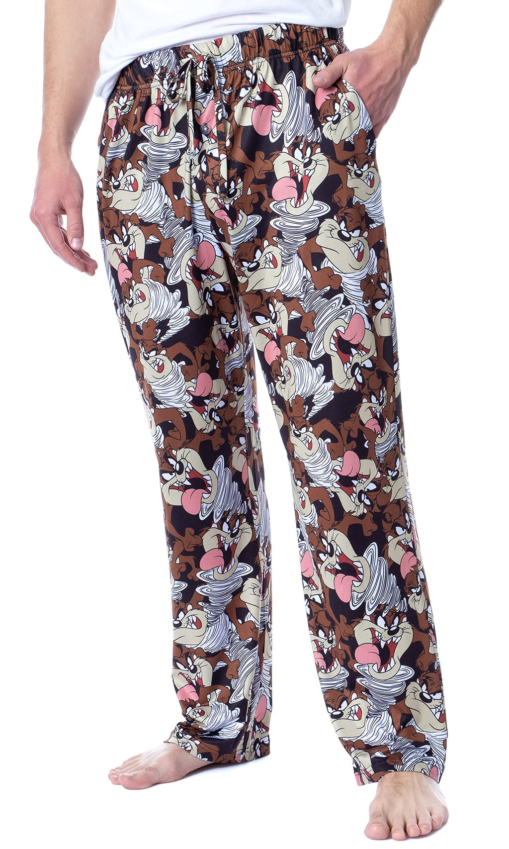 INTIMO Looney Tunes Mens' Character Tasmanian Devil Taz Sleep Pajama Pants (XX-Large)