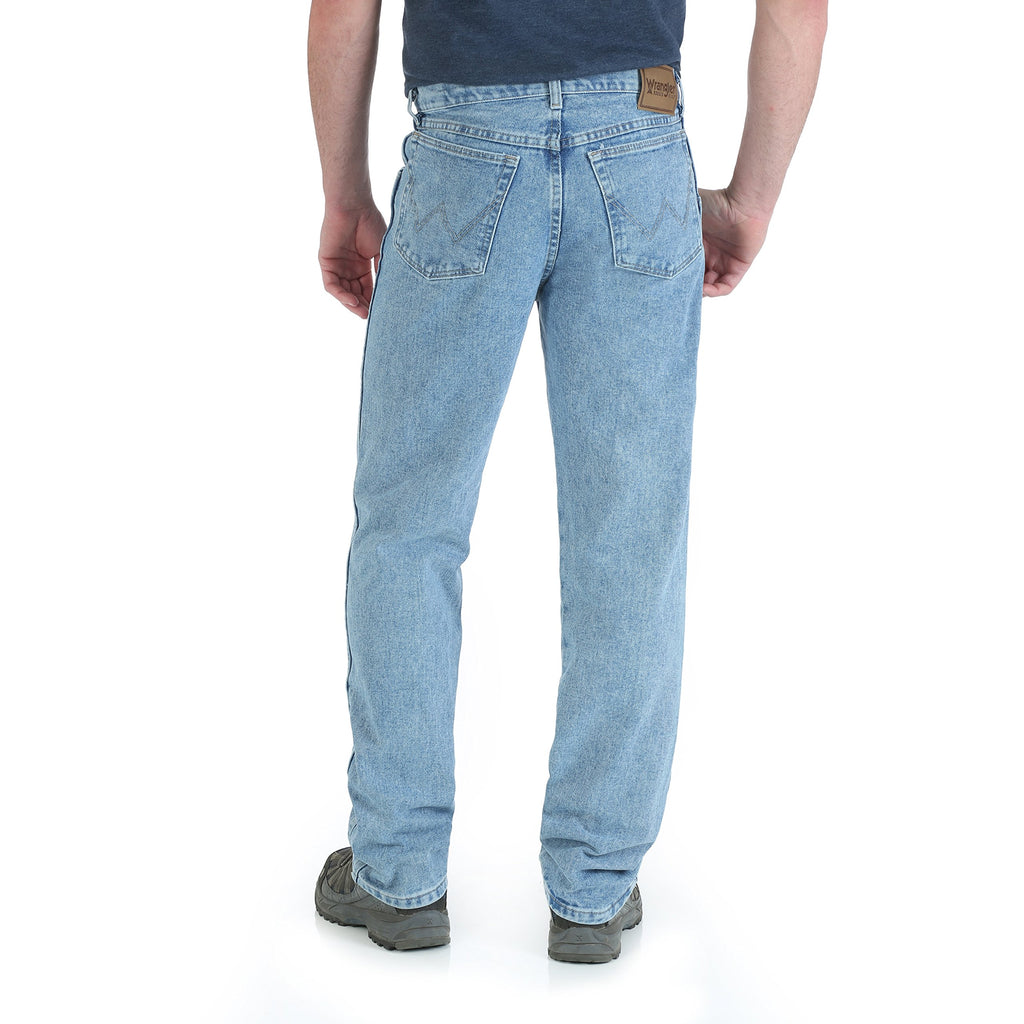 Wrangler Men's Big Rugged Wear Relaxed Fit Jean ,Vintage Indigo,48x34