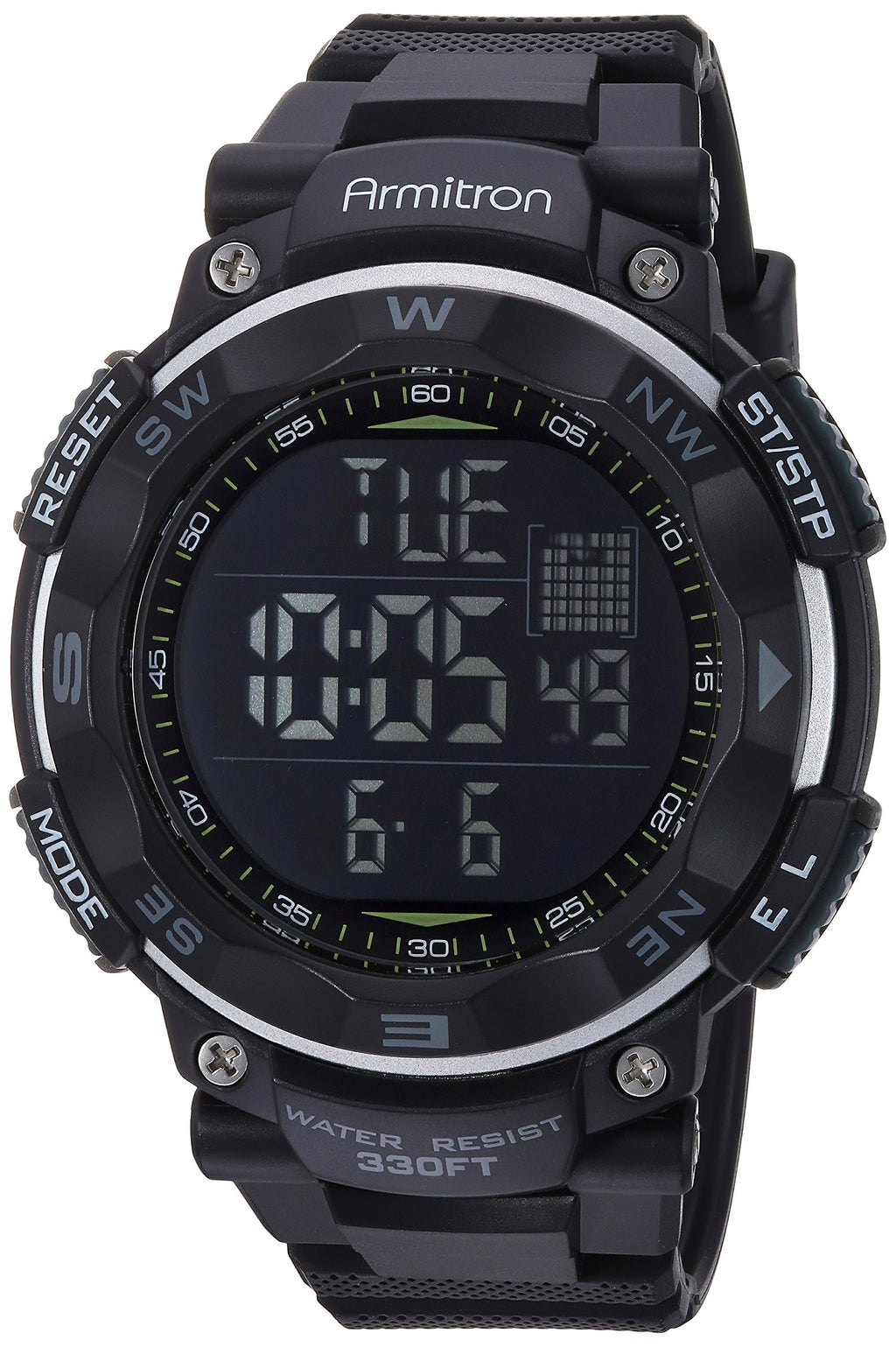Armitron Sport Men's 40/8254BLK Black Digital Chronograph Watch