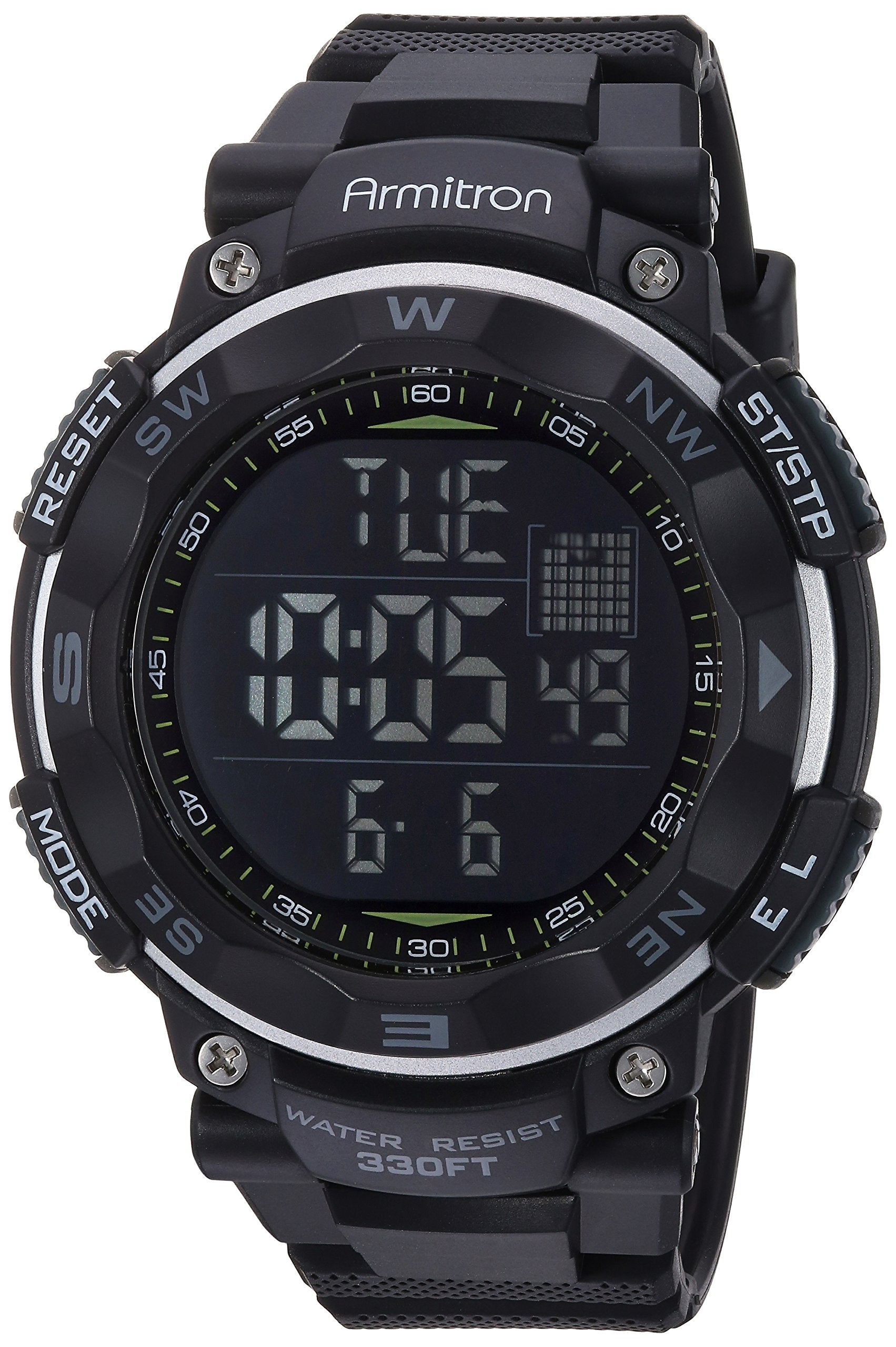 Armitron Sport Men's 40/8254BLK Black Digital Chronograph Watch