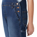 Dickies womens Denim Boyfriend Bib Overall, Retro Stonewash, Medium US