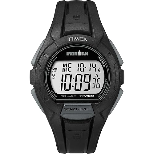 Timex Ironman Essential 10 Men's Black Resin Strap Watch (Model TW5K94000)