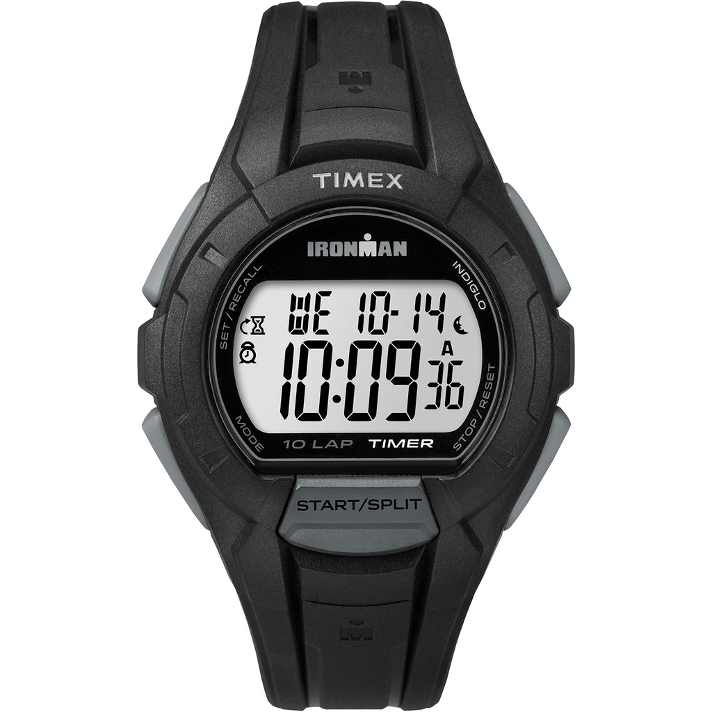 Timex Ironman Essential 10 Men's Black Resin Strap Watch (Model TW5K94000)