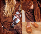 Star Wars Chewbacca Robe and Slipper Set for Adults | Small/Medium