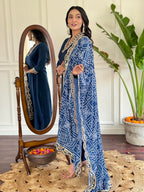 Naixa Womens Viscose Silk Embroidered Straight Kurta with Pant and Dupatta Sets