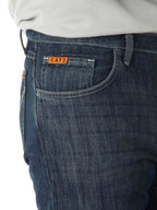 Wrangler Riggs Workwear mens Fr Flame Resistant 20x Vintage Boot Cut jeans, Dark Wash, 32W x 32L US