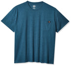 Dickies Men's Heavyweight Crew Neck Short Sleeve Tee, Baltic Blue Heather, XX-Large