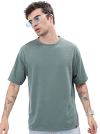 Ketch MenS Oversized Fit T-Shirt (Khts000532_Green
