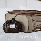 Lay-n-Go Cosmo Deluxe Drawstring Cosmetic Pouch & Makeup Bag Organizer, Toiletry Bag for Travel, Gifts, and Daily Use, 22 inch