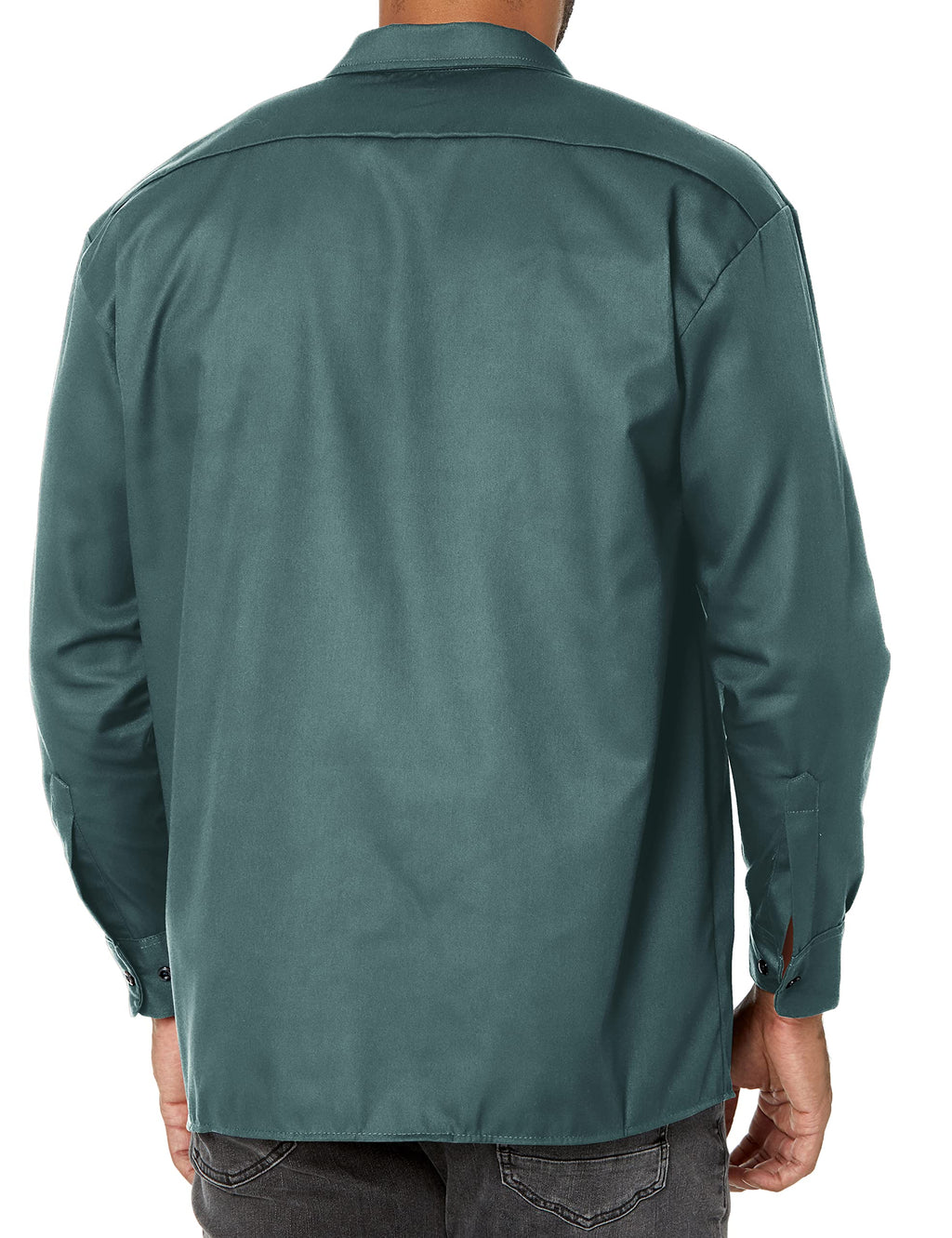 Dickies mens Long-sleeve work utility button down shirts, Lincoln green, XX-Large US