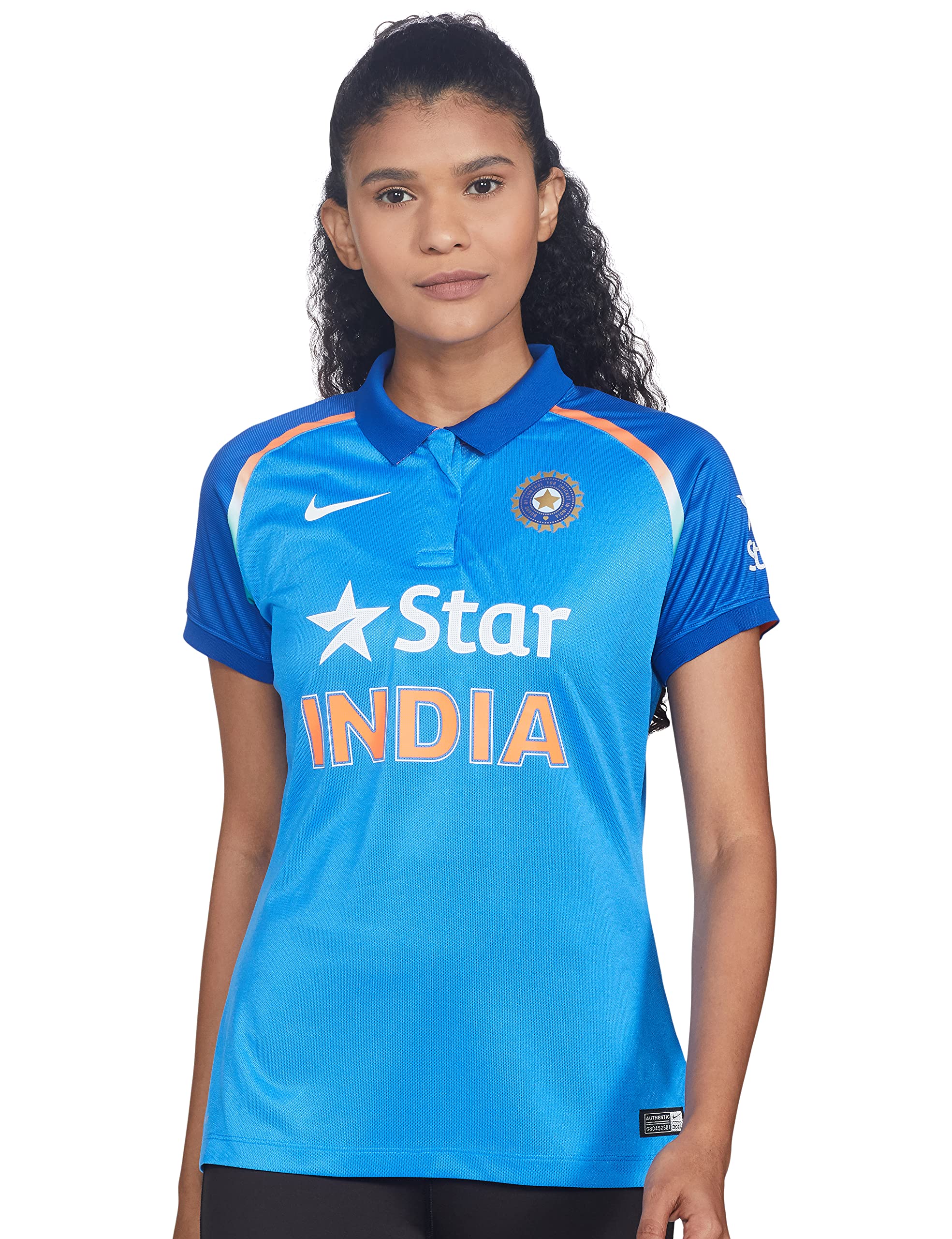Nike Plain Regular Fit Polo Women Novelty T-Shirts