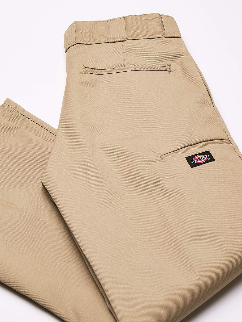Dickies Men's Loose Fit Double Knee Twill Work Pant, Khaki, 44W x 30L