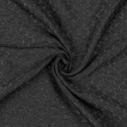 Explore Land Cotton Shemagh Keffiyeh Tactical Desert Scarf Neck Head Wrap with Tassel for Men Women (Black, One Size)