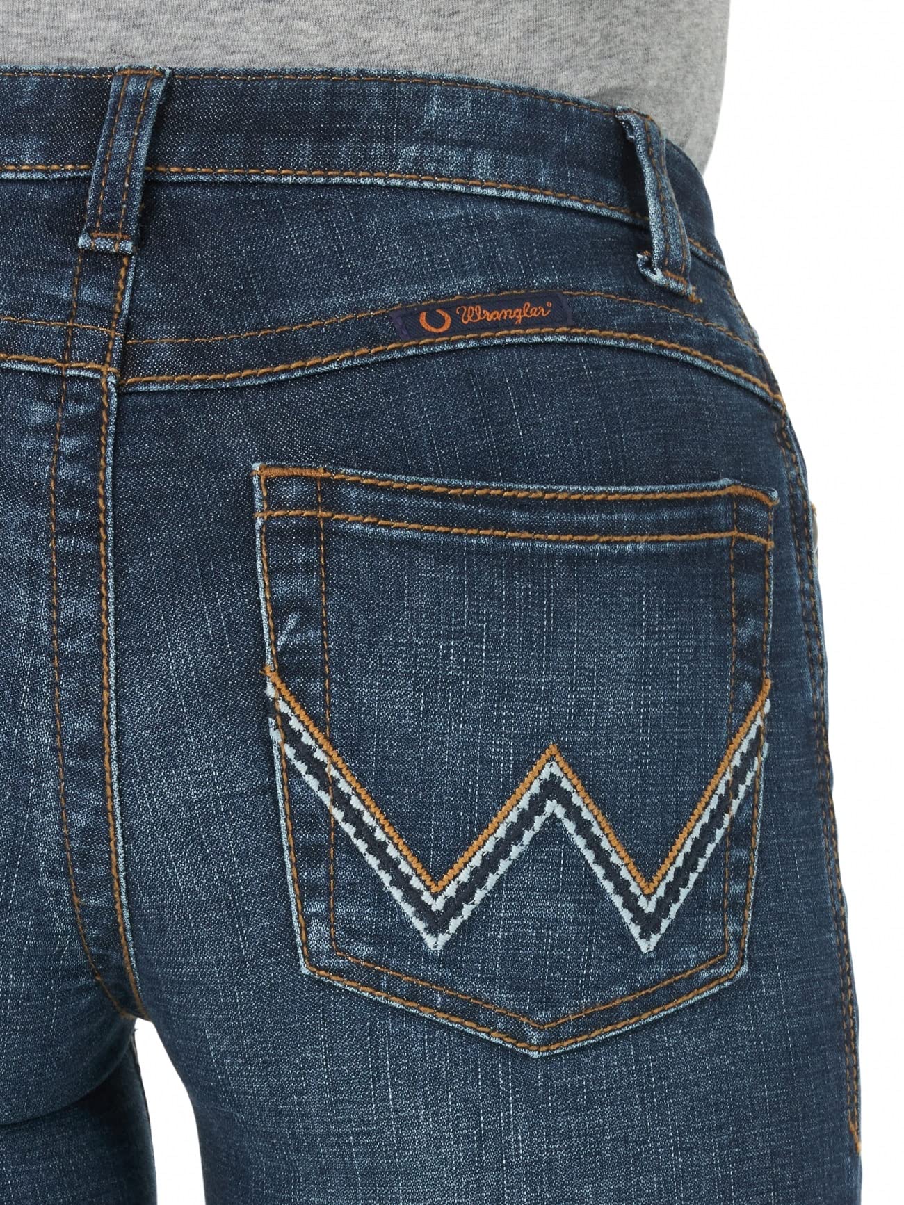 Wrangler Women's Willow Mid Rise Performance Waist Boot Cut Ultimate Riding Jean, Lovette, 15-34