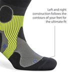 Balega Athletic Support Compression Fit Performance No Show Running Socks for Men and Women (1 Pair), Light Grey/Black, Large