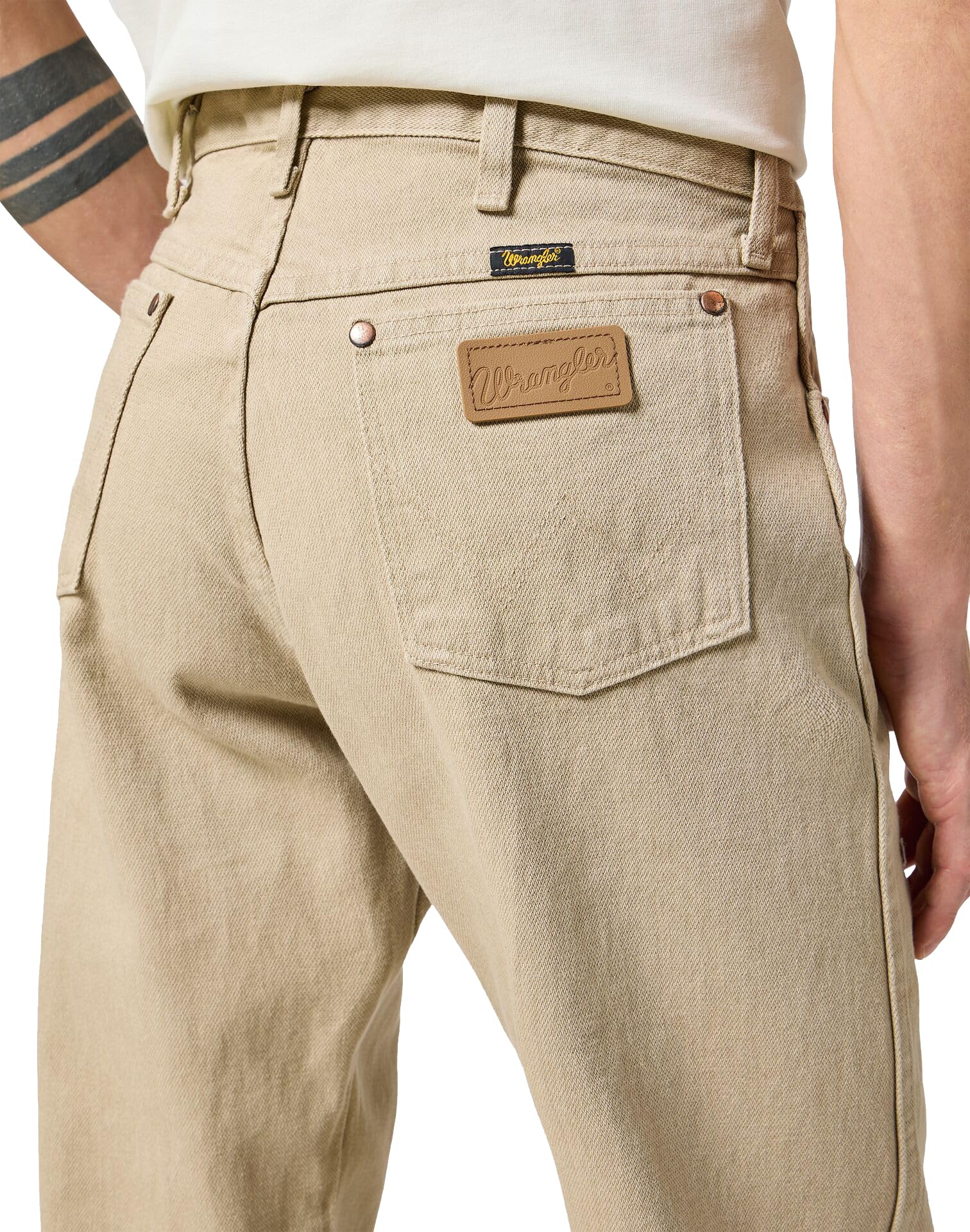 Wrangler Men's 13MWZ Cowboy Cut Original Fit Jean, Tan, 31W x 34L