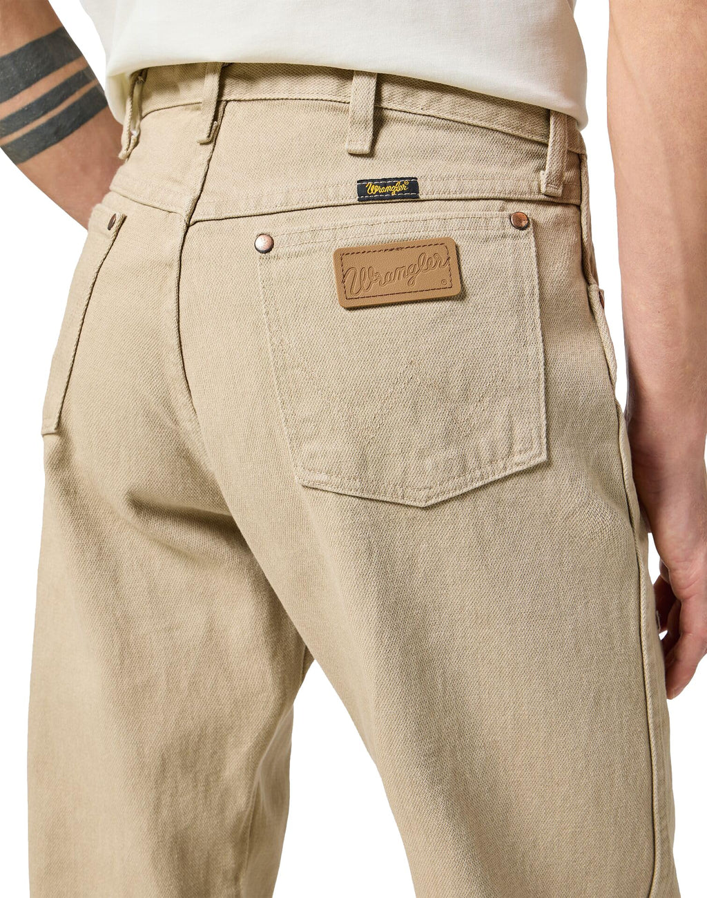 Wrangler Men's 13MWZ Cowboy Cut Original Fit Jean, Tan, 36W x 34L