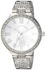 Accutime U.S. Polo Assn. Women's USC40322 Analog Display Analog Quartz Silver Watch