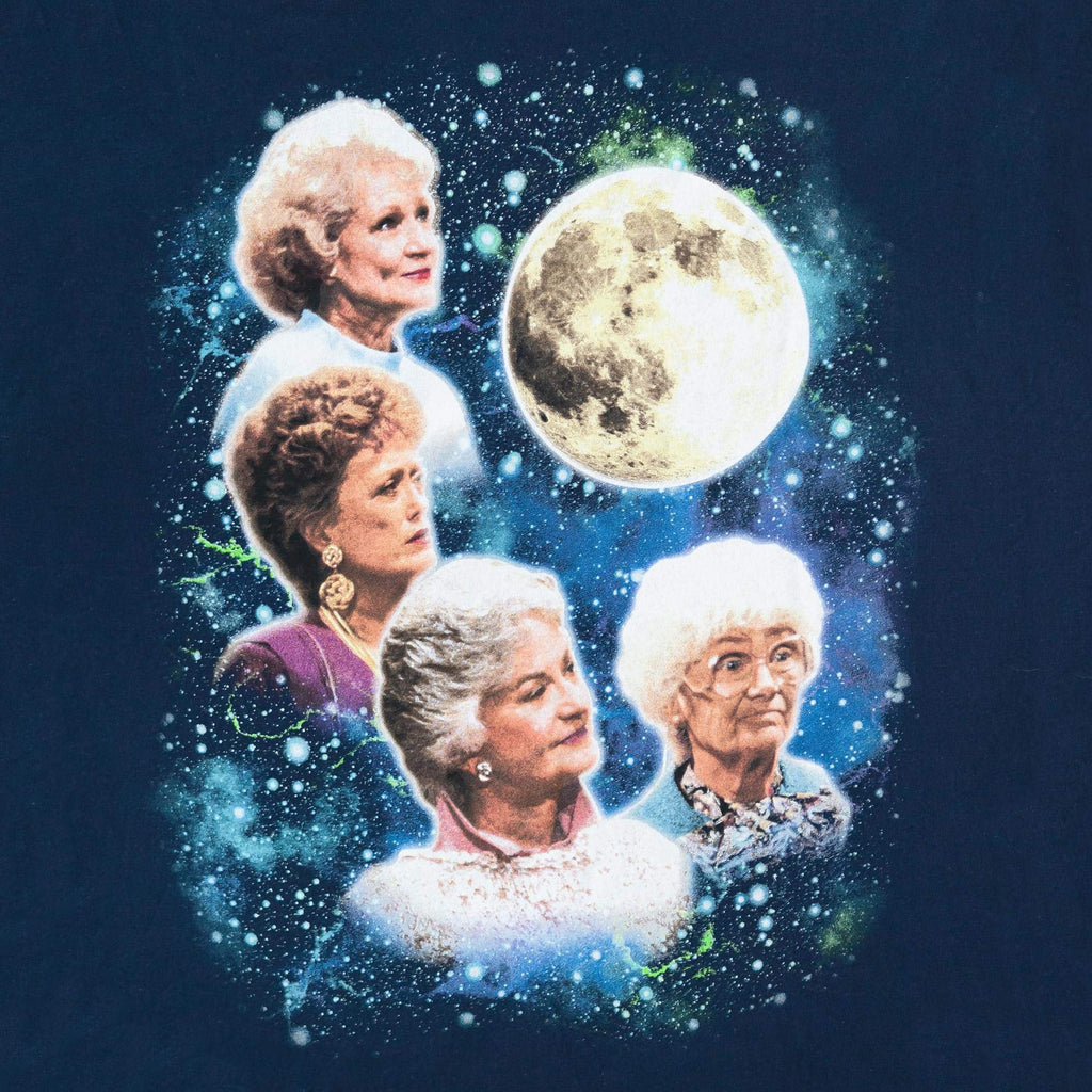 Golden Girls 80's Wolf Moon Men's Funny T-Shirt | Navy