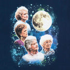 Golden Girls 80's Wolf Moon Men's Funny T-Shirt | Navy