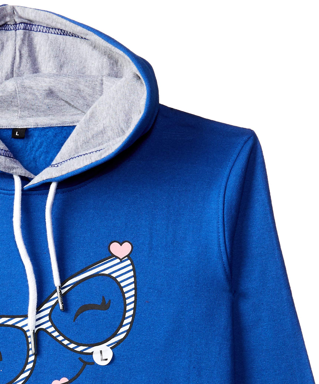 T2F Girls Cotton Hooded Sweatshirt