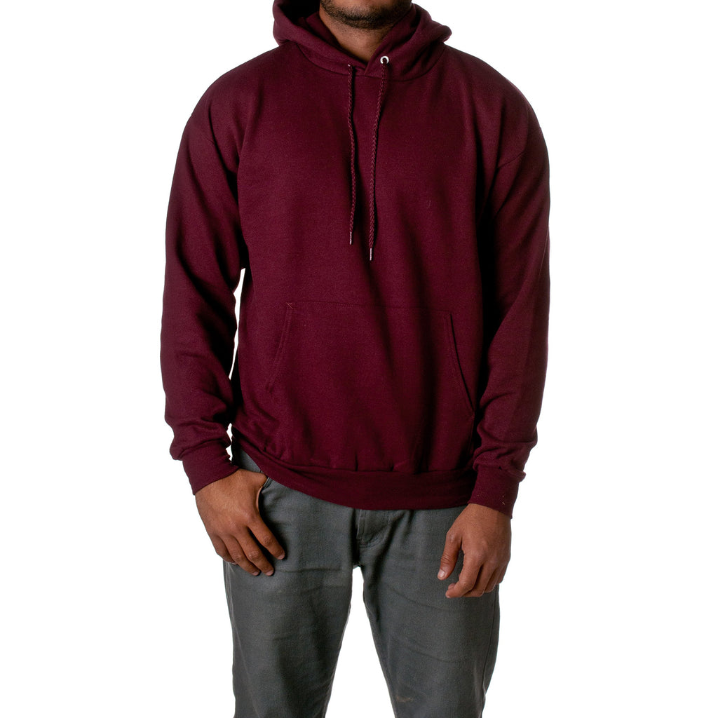 Unisex Ecosmart 5050 Pullover Hooded Sweatshirt - WHITE - S(D0102H7K3IX)