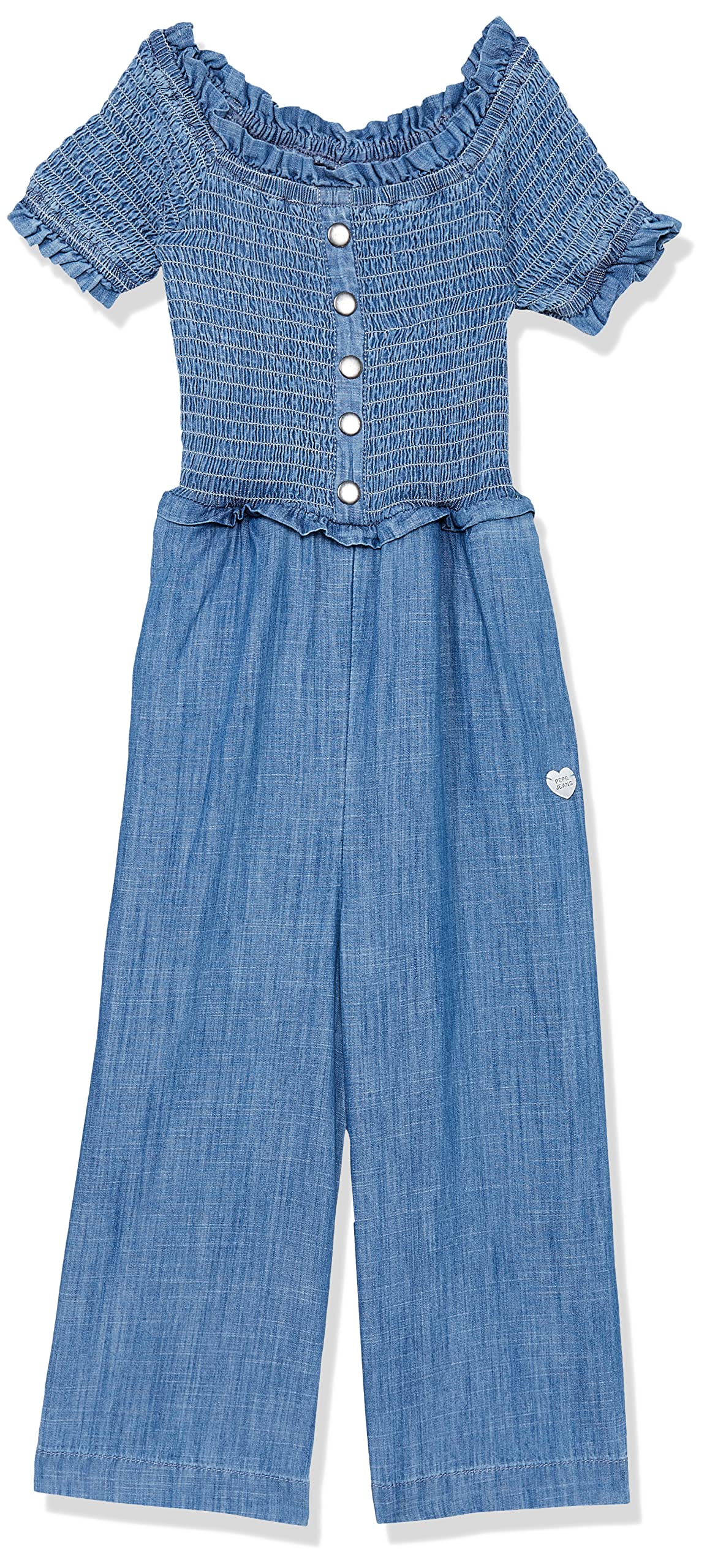 Pepe Jeans GirlS Jumpsuit (Pg230293Ma1_4-5 Years, Blue, 4-5 Years)