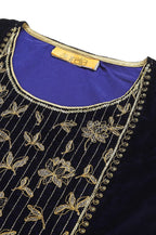 Aurelia Women Cotton Embroidered Regular Kurta Set