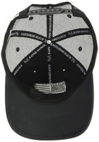 Ripstop Trucker Cap, USA Flag, Black