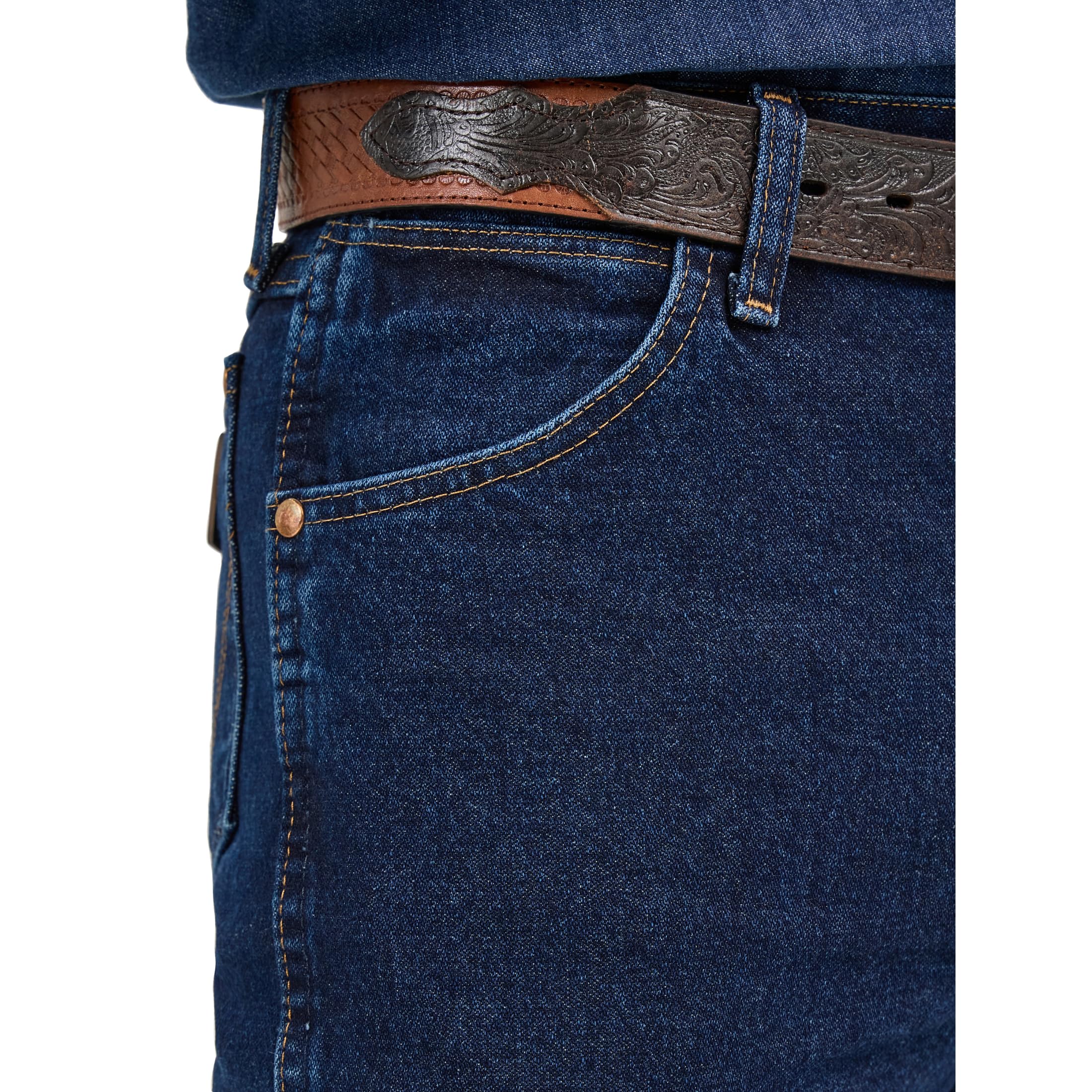 Wrangler Men's 13MWZ Cowboy Cut Original Fit Jean, Dark Stone, 30W x 30L