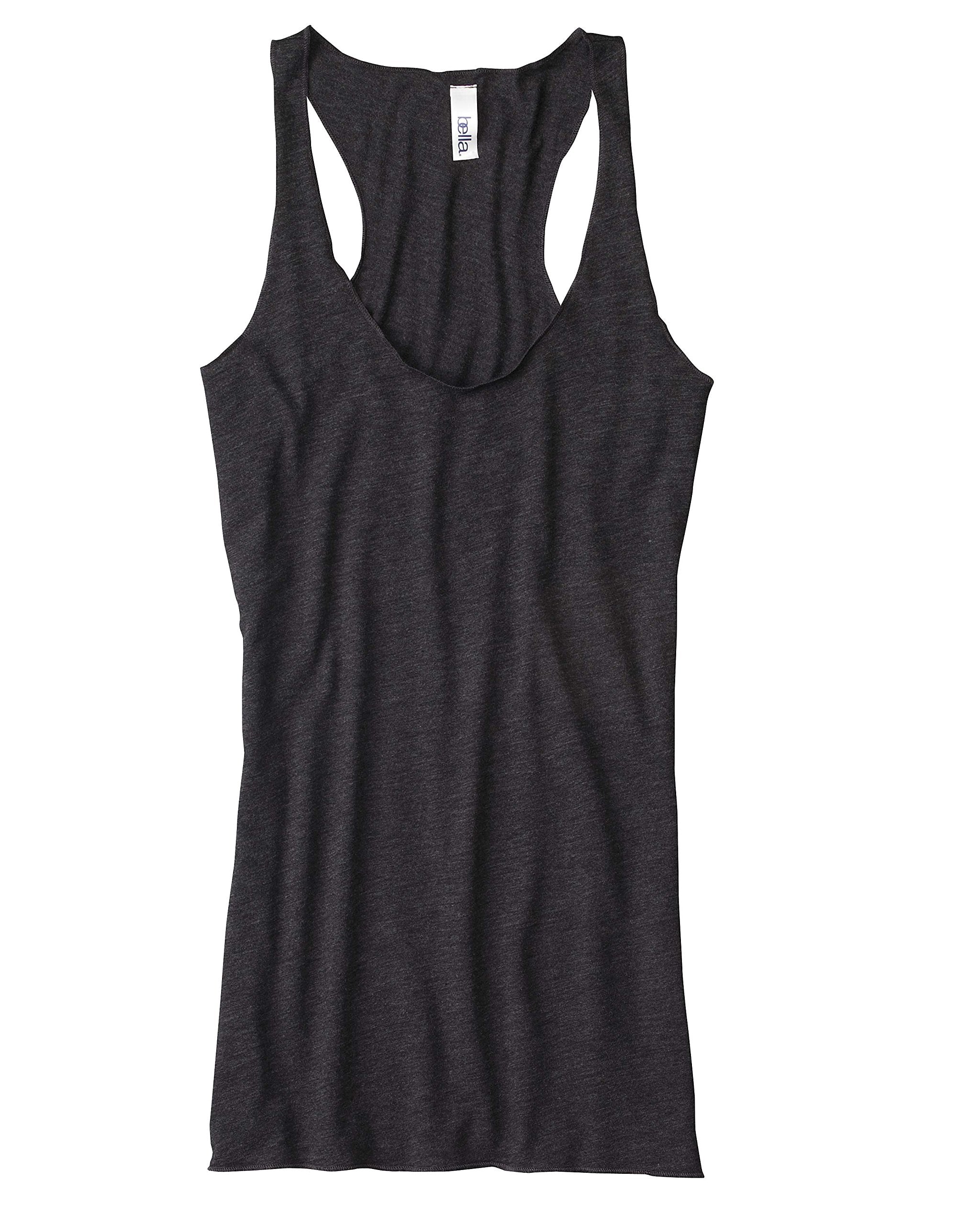 Ladies Triblend Racerback Tank - cHAR BLK TRIBLND - S(D0102H7WNSX)